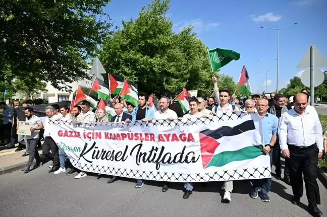 Türk Üniversite Öğrencileri Filistin'e Destek İçin ABD'deki Gösteriye Katıldı