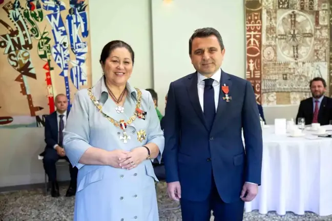 Çanakkale Savaşları Gelibolu Tarihi Alan Başkanı İsmail Kaşdemir'e Yeni Zelanda'dan Liyakat Nişanı