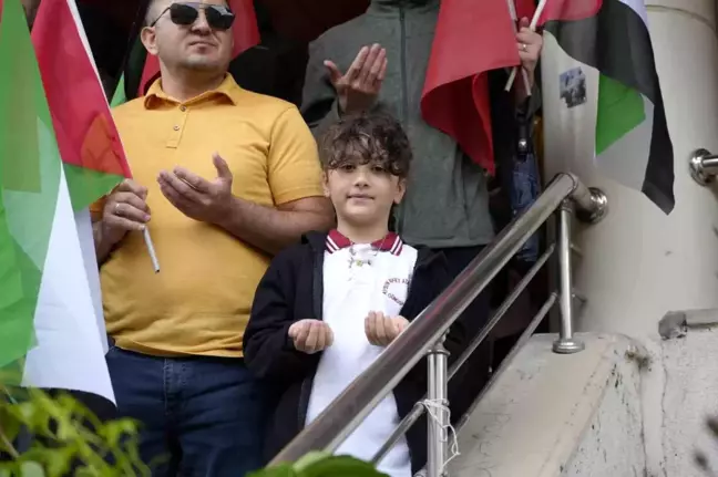 İsrail'in Filistinlilere yönelik saldırısı Gümüşhane'de kınandı