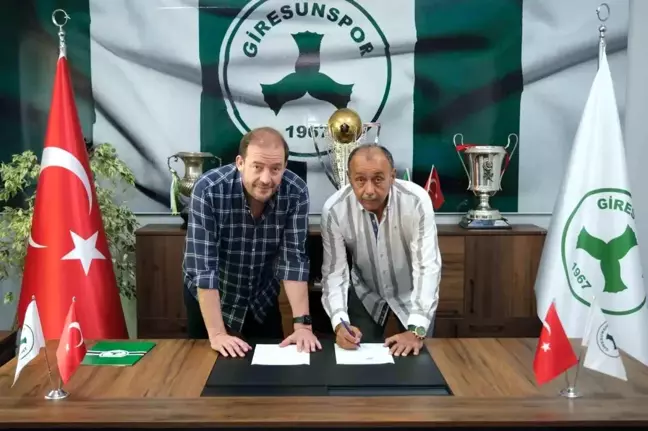 Giresunspor'da yeni teknik direktör Metin Aydın