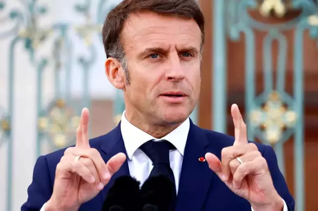 Fransa Cumhurbaşkanı Macron, Gazze'deki savaşın sona ermesi gerektiğini belirtti