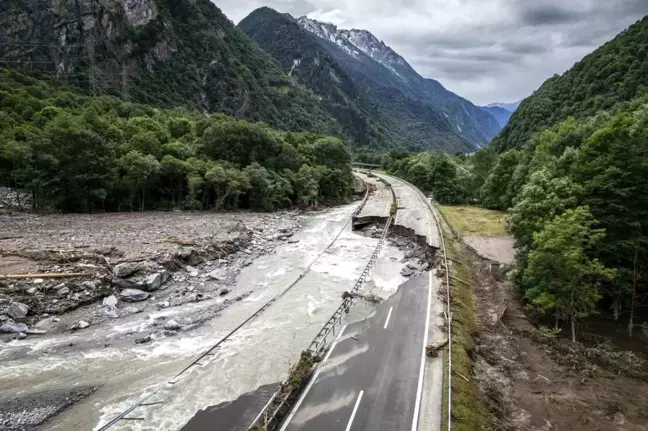 İsviçre'de Sel ve Toprak Kayması: 1 Kişi Hayatını Kaybetti, 2 Kişi Kayıp