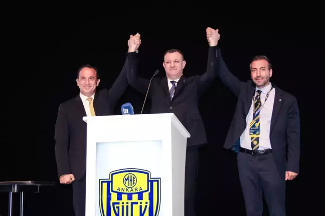 MKE Ankaragücü'nde İsmail Mert Fırat başkanlığa seçildi