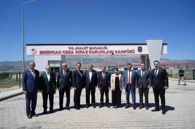 TBMM İnsan Hakları İnceleme Komisyonu Erzincan'da Ceza İnfaz Kurumunu İnceledi