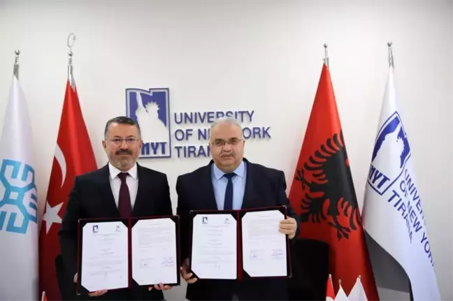 Karabük Üniversitesi ile Tiran New York Üniversitesi arasında akademik ve festival iş birliği protokolleri imzalandı