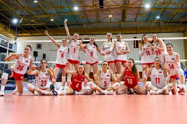 U18 Kadın Voleybol Milli Takımı Litvanya'yı Mağlup Etti