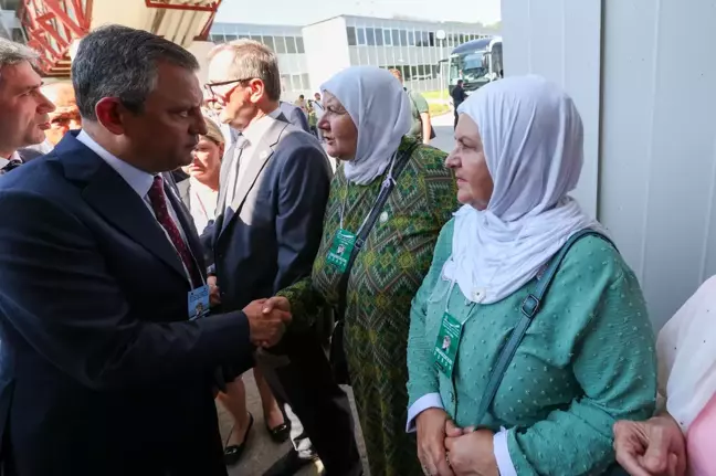 CHP Genel Başkanı Özgür Özel, Srebrenitsa katliamının 29. yılında Bosna-Hersek'te