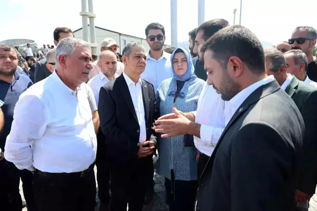 AK Parti Elazığ Milletvekili ve İl Başkanı İşçilere Destek Ziyaretinde Bulundu