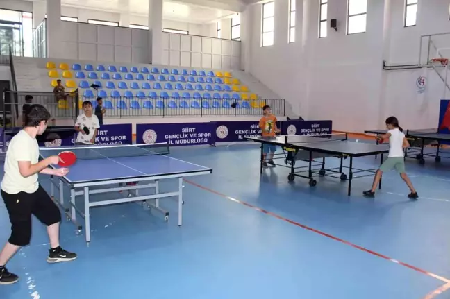 Siirt'te Yaz Spor Okulları Öğrencilerin İlgi Odağı