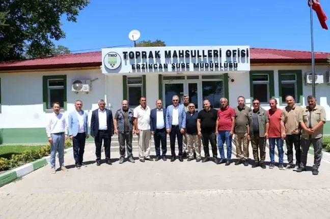 TMO Genel Müdürü Ahmet Güldal Erzincan'da