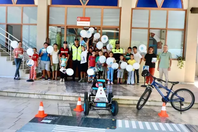 Muğla'da Kur'an Kursu Öğrencilerine Trafik Eğitimi Verildi