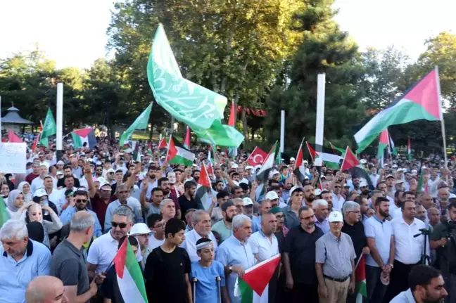 Malatya'da İsrail'in saldırıları protesto edildi