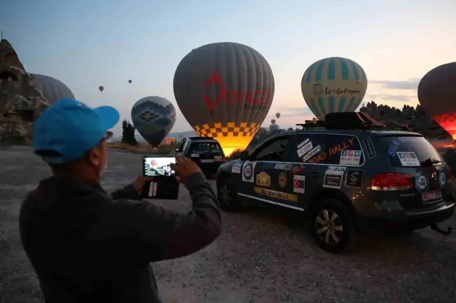 Doğu-Batı Dostluk ve İpek Yolu Rallisi Kapadokya'ya Ulaştı