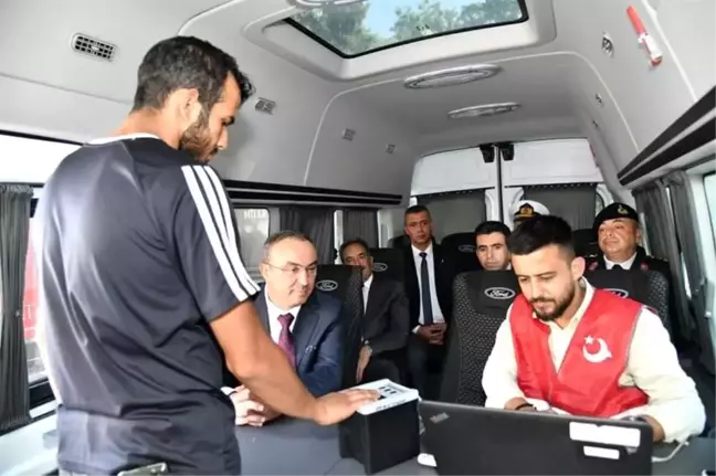 Tekirdağ'da Mobil Göç Noktası Uygulaması Hizmet Veriyor