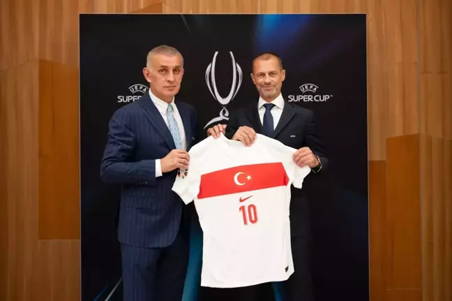 TFF Başkanı Hacıosmanoğlu, UEFA Başkanı Ceferin ile görüştü