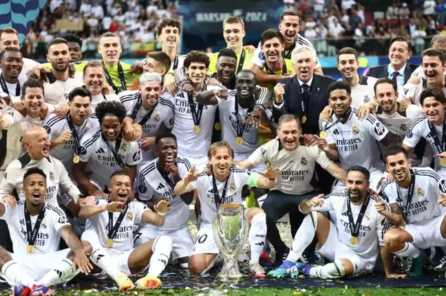 Real Madrid 2024 UEFA Süper Kupa'yı kazandı