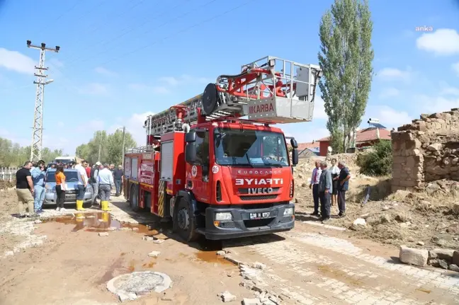 Kayseri'nin Bünyan ilçesinde sel felaketi