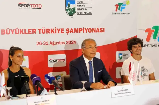 TED Spor Kulübü'nde Büyükler Tenis Şampiyonası Basın Toplantısı Gerçekleşti