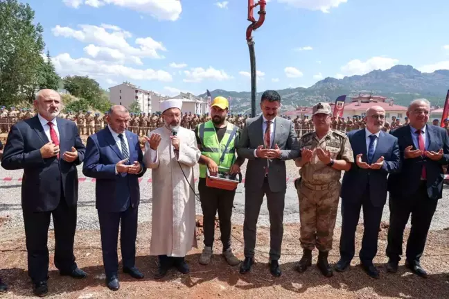 Diyanet İşleri Başkanı Ali Erbaş, Tunceli'de cami temel atma törenine katıldı