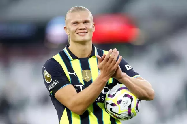 Erling Haaland, Premier Lig'de 8. kez hat-trick yaparak rekor kırdı