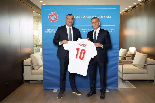 TFF Başkanı Hacıosmanoğlu, UEFA Başkanı Ceferin ile görüştü