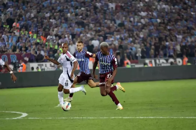 Trendyol Süper Lig'de Trabzonspor ve Beşiktaş 1-1 Berabere Kaldı