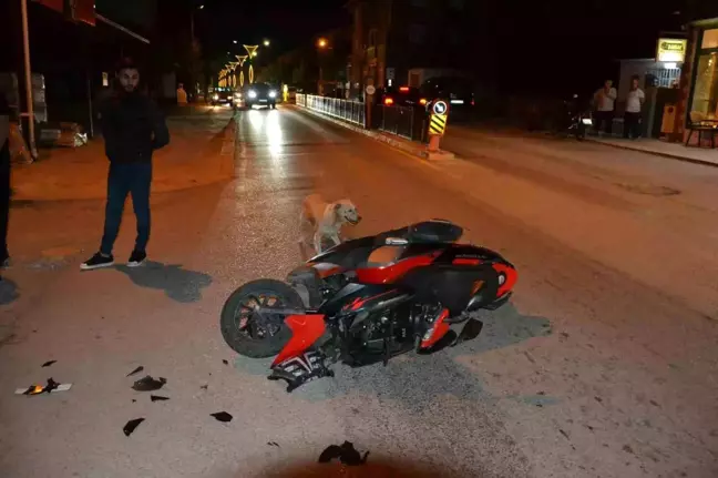 Edirne'de Trafik Kazası: Motosiklet Sürücüsü Yaralandı