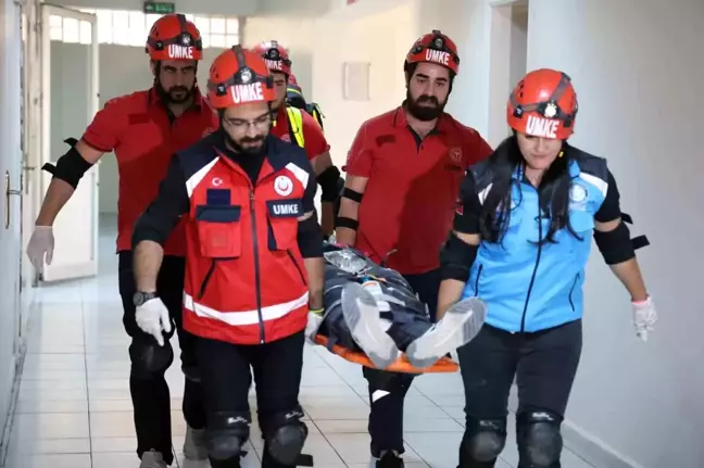 Elazığ'da Deprem ve Yangın Tatbikatı Gerçekleştirildi