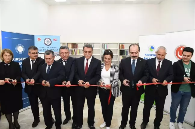 Kırşehir Ahi Evran Üniversitesi'nde Türk Tarih Kurumu Kitaplığı Açıldı