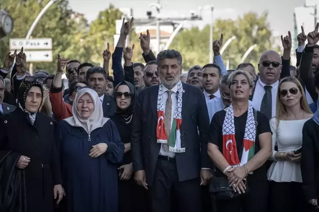 Milli Yol Partisi'nden İsrail Protestosu