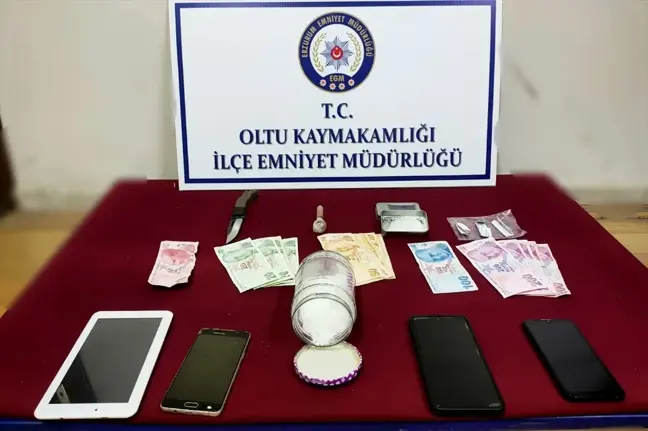 Erzurum'da 117,4 Gram Sentetik Uyuşturucu Ele Geçirildi