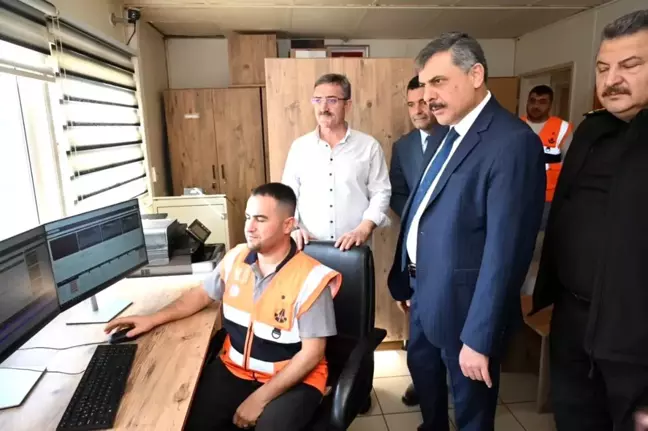 Erzurum'da Türkiye'nin İlk Veteriner Yol Kontrol Denetim İstasyonu İncelendi