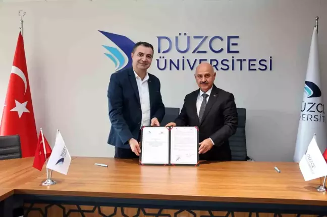 Düzce Üniversitesi ile TB Sewtech Turkey Otomotiv Arasında Eğitim İş Birliği Protokolü İmzalandı