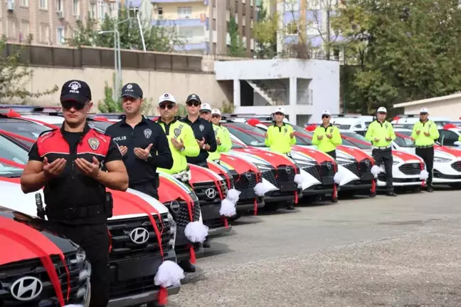 Diyarbakır Emniyet Müdürlüğü'ne 50 Yeni Araç Tahsis Edildi