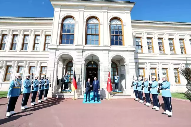 Cumhurbaşkanı Erdoğan, Almanya Başbakanı Olaf Scholz'u kabul etti