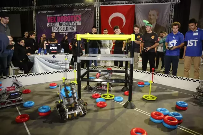 Küçükçekmece'de Uluslararası VEX Robotics Turnuvası Coşkusu