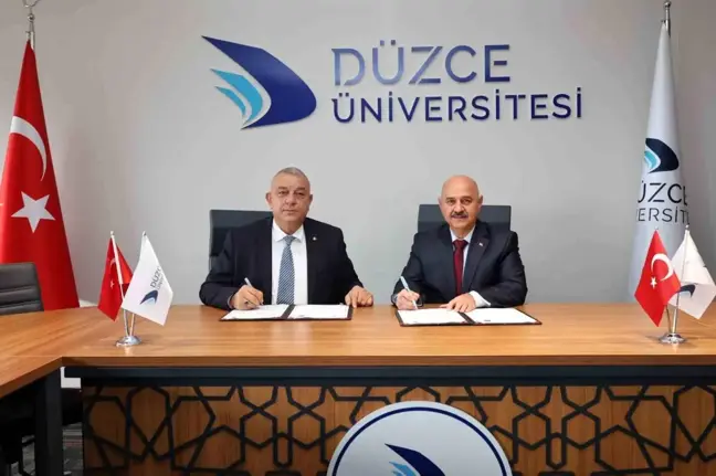 Düzce Ticaret ve Sanayi Odası ile Düzce Üniversitesi Arasında Eğitim Protokolü İmzalandı