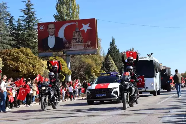 Cumhuriyetin 101'inci yılı Eskişehir'de coşkuyla kutlandı