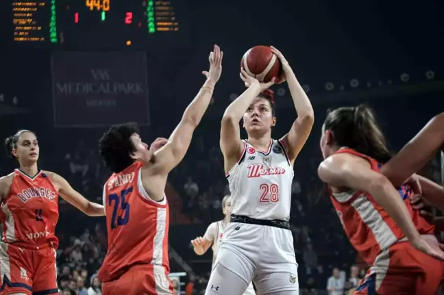 ÇBK Mersin, Bourges'u 80-76 Yenerek Euroleague'de Öne Geçti