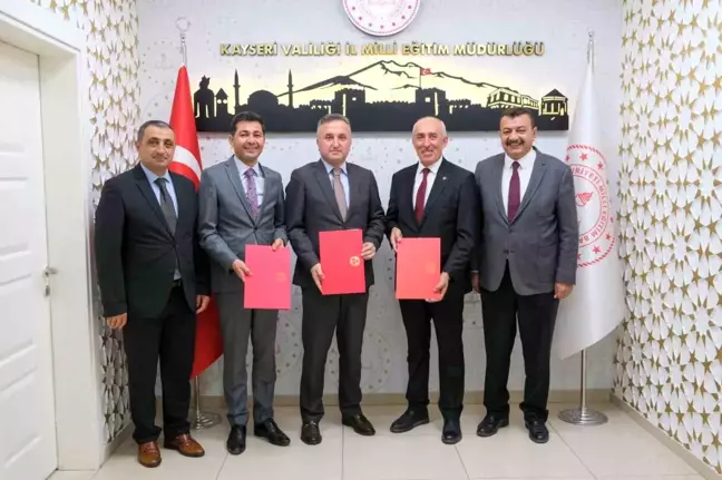 Kayseri'de Mesleki Eğitim İş Birliği Protokolü İmzalandı