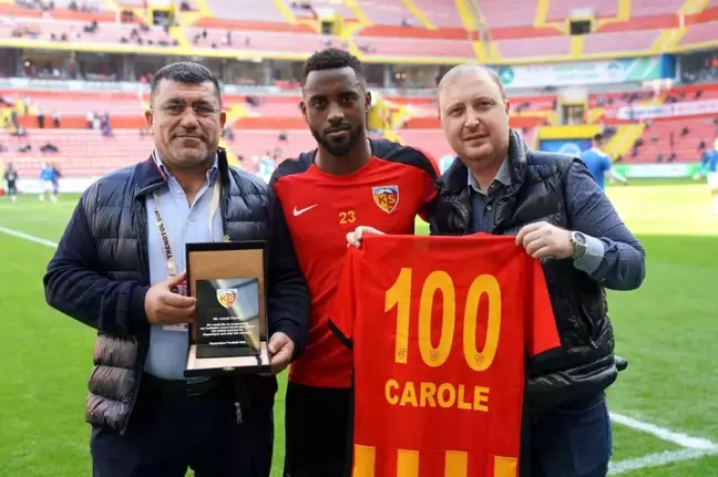 Lionel Carole, Kayserispor'da 100. Maçını Oynadı