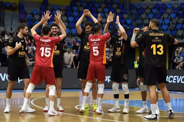 Galatasaray, CEV Kupası'nda Fino Kaposvar'ı Mağlup Etti