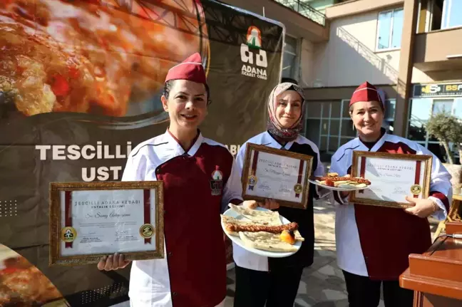 Adana'da 50 Kursiyer Kebap Yapımını Ustalarından Öğrendi