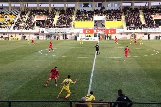 Muş Spor ve Düzcespor arasında çekişmeli 2-2 berabere