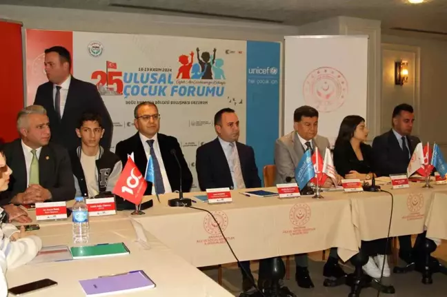 25. Ulusal Çocuk Forumu Erzurum'da Düzenlendi