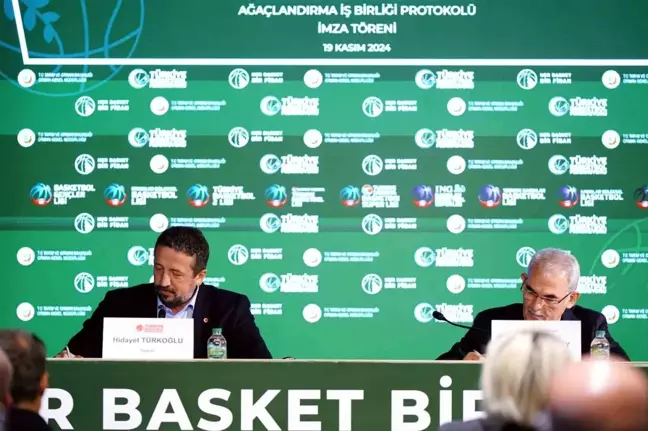 TBF ve Orman Genel Müdürlüğü'nden 'Her Basket Bir Fidan' Projesi