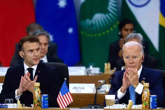 Biden ve Macron Telefon Görüşmesinde Ukrayna ve Orta Doğu'yu Ele Aldı