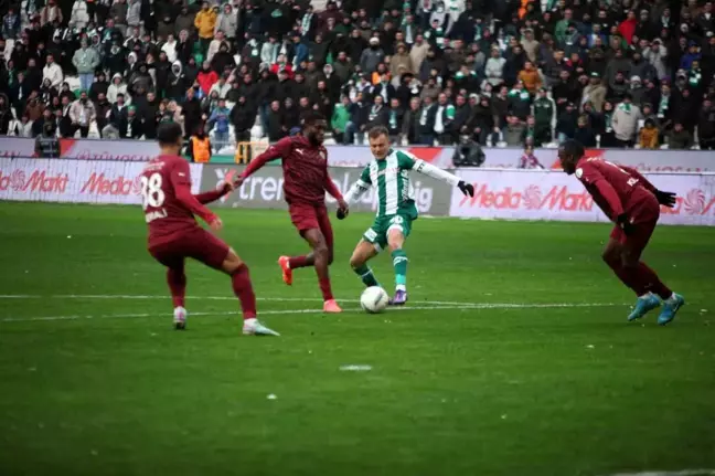 Trendyol Süper Lig'de Konyaspor ve Hatayspor 1-1 Berabere Kaldı