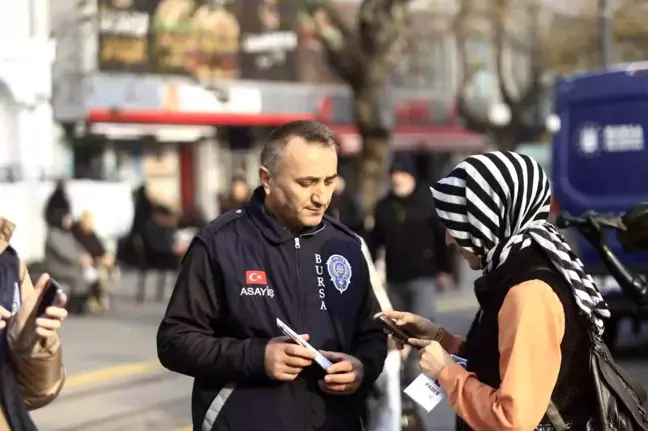 Bursa'da Kadına Yönelik Şiddete Karşı KADES Uygulaması Tanıtılıyor