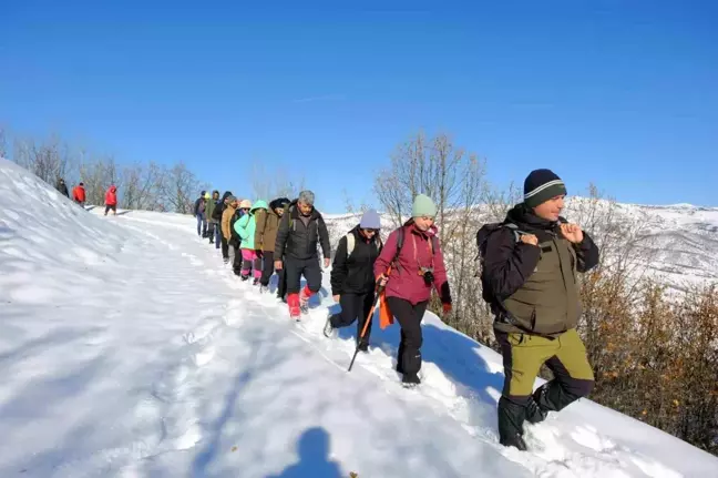 GÜDAK'tan Kar Üzerinde Unutulmaz Doğa Yürüyüşü